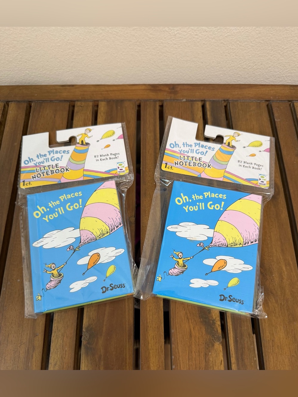 Set of 2Dr. Seuss Oh, the Places You'll Go! Mini notebooks 82 blank pages